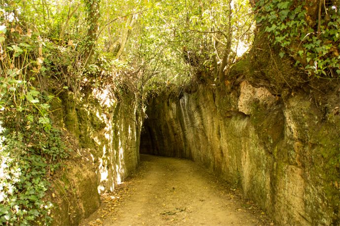 Vie cave etrusche- Via cava di Pitigliano
